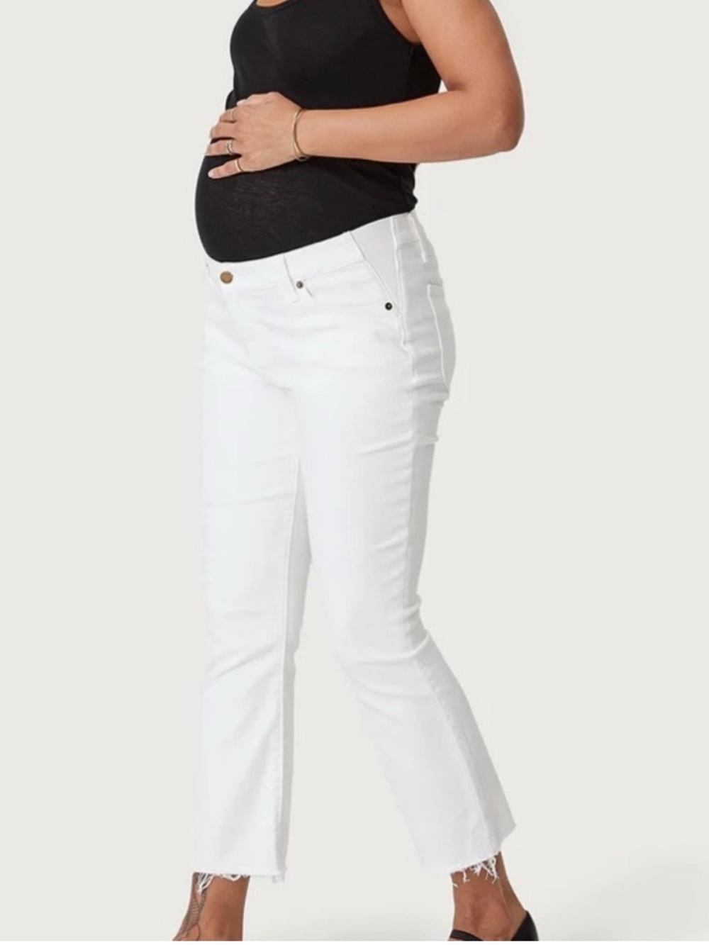 Hatch The Crop under belly kick flare jeans NWT sz 26